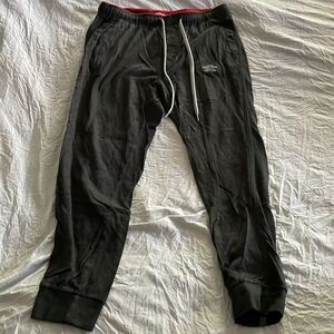 Umbro Athletic Lounge Pants Black Joggers Track Pants Size S